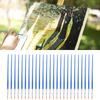 50 Pcs Painting Brushes With Comfortable Grip Pointed Round Flat Paint Brush Drawing Supplies For Artists And Students