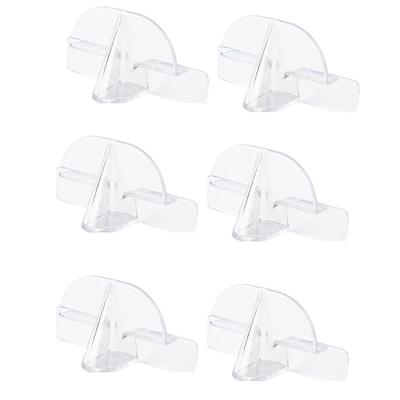 6Pieces Glasses Rack Adhesive Holders Compact Glasses Storage Solution For Home Office And Vehicle Interiors