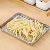 Stainless Steel Food Cooling Tray Removable Draining Oil Pan Baking Pan with Rack  Oven Use