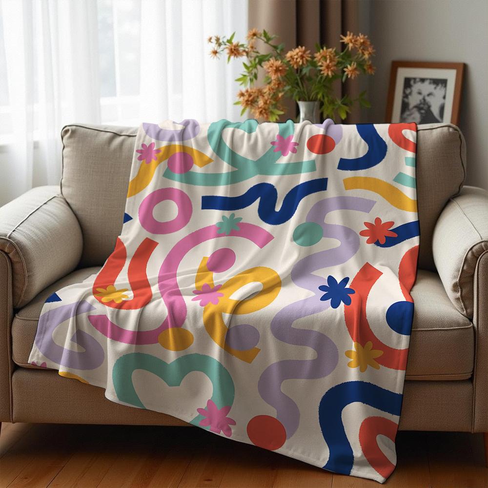 Retro Comic Boom Superhero Soft Flannel Blanket Breathable Warm Throw for Office Car Sofa Kids Room Birthday Xmas Gift