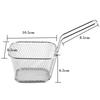 8Pcs Mini Stainless Steel Chips Deep Fry Baskets Food Presentation Strainer Potato Cooking Tool