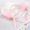 Cute Cat Fox Ears Headband Bell Bow Cosplay Halloween Party Fancy Costume Hair Accessories for Girls