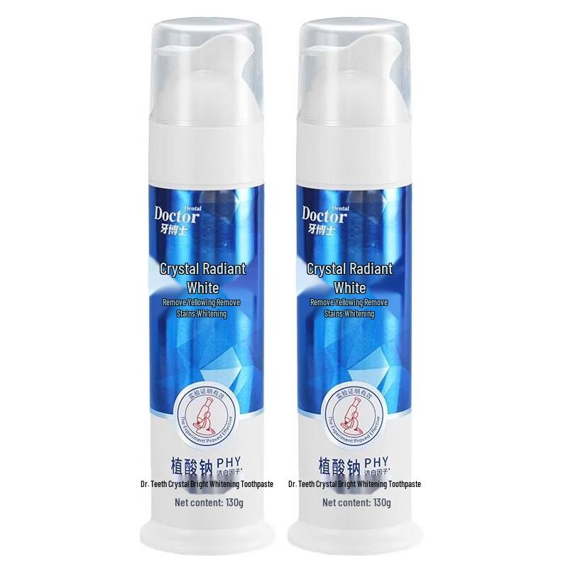 Доктор. Зубная паста Dental Crystal Brightening Pump
