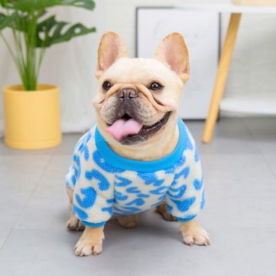 Kleidung für kleine und mittelgroße Hunde Winterkleidung verdicktes Fleece-Baumwoll-Teddy-Weste Französische Bulldogge 21 Stierkampf-Camouflage verdicktes Fleece