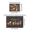 Christmas Adhesive-Free Scene Setting Static Sticker Easy To Use Window Stickers Store Decor 10 Styles