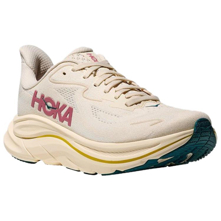 HOKA ONE ONE CLIFTON 10 Slip Resistant And Breathable Support Running Shoes Women's Light Brown 1162050-BHLB