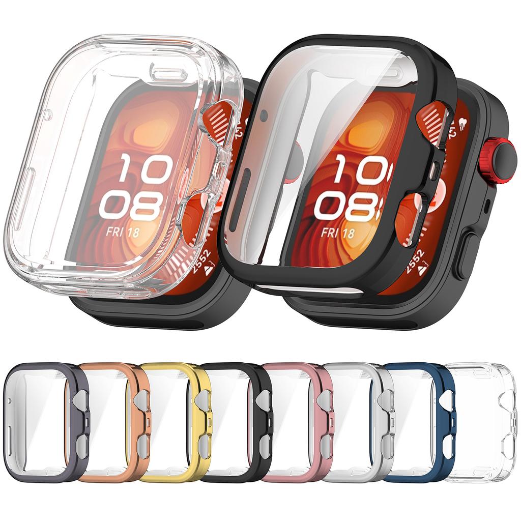 For Huawei Watch Fit 4 Pro Watch Case Full Coverage Flexible TPU Electroplating Cover