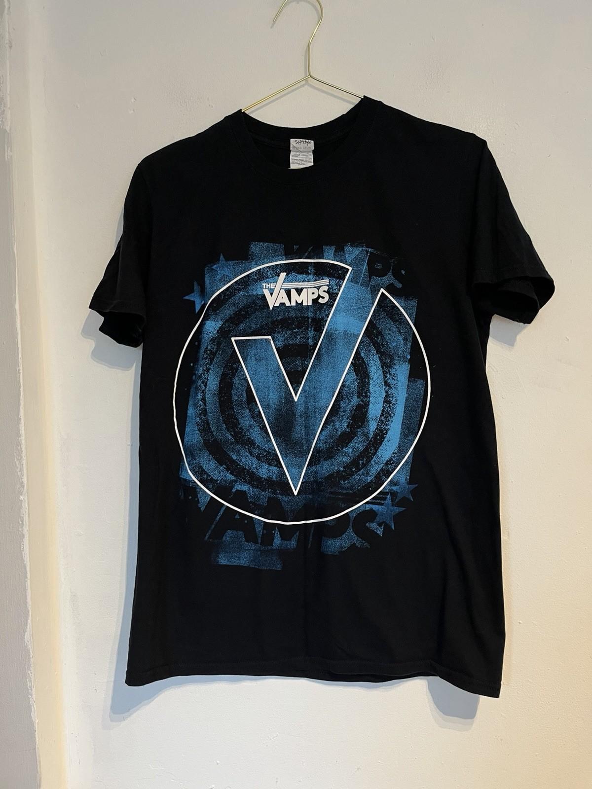 The Vamps Shirt Medium Wake Up World Tour Black Pop Band Boyband Merch Concert Unisex T-Shirt XL
