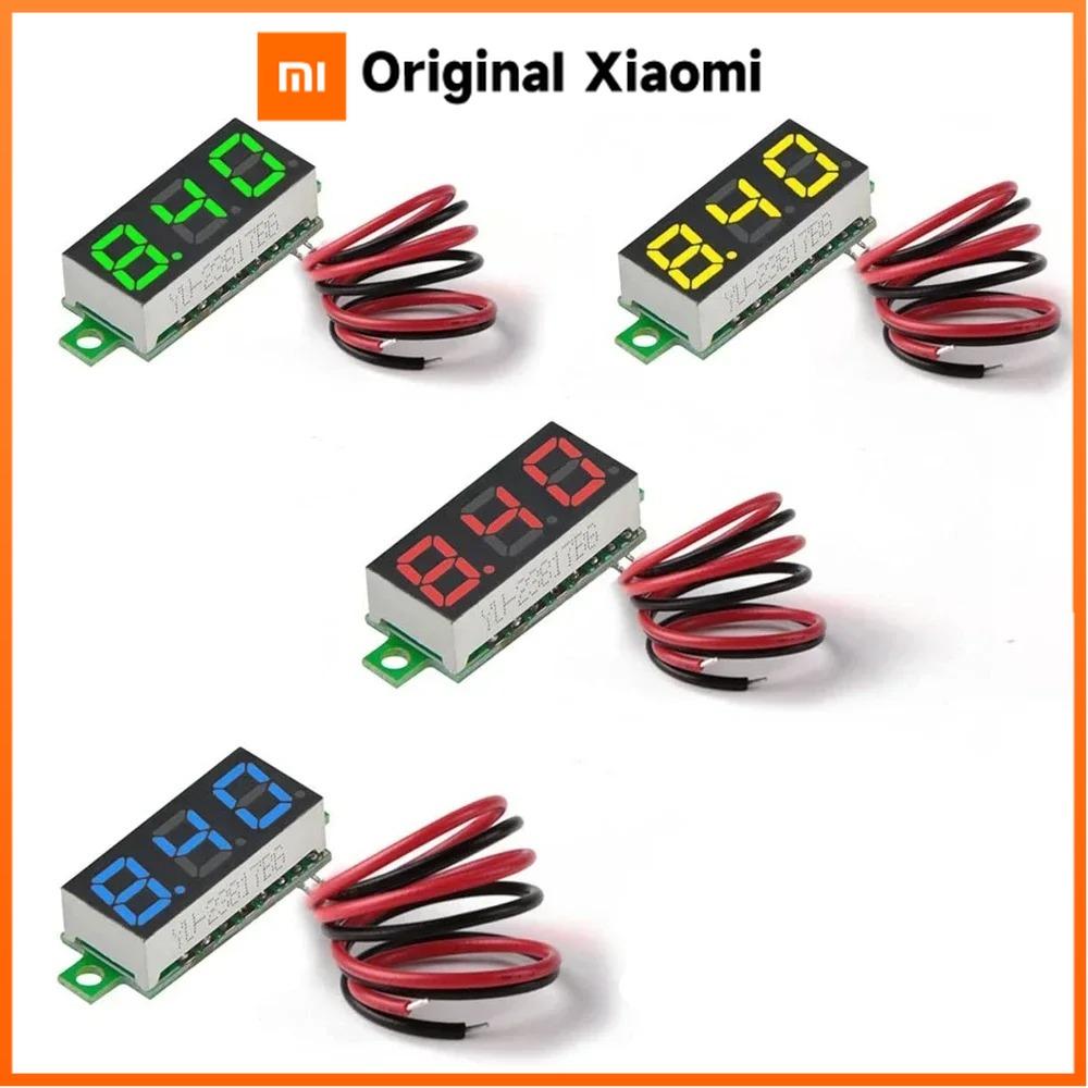 Xiaomi 0 28 Inch DC LED Digital Voltmeter 0 100V Voltage Meter Auto Car Mobile Power Voltage Tester Detector 12V Red Green Blue Yellow