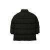FILA Down Jackets Men's Black Stand Collar Moderate Puffer Jacket FS2DJD4102X-BLK