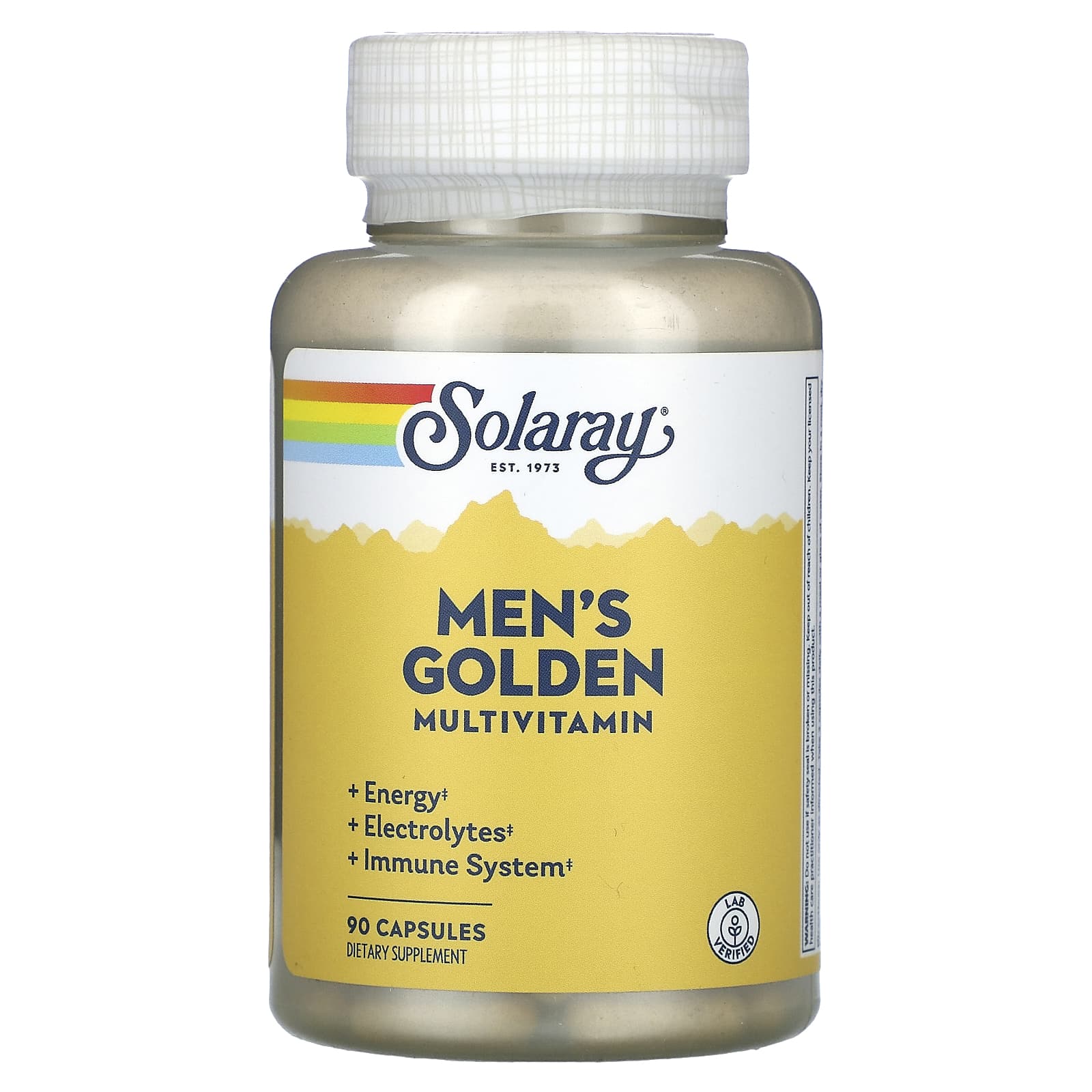 

Solaray, Golden Multivitamin for Men, 90 Capsules