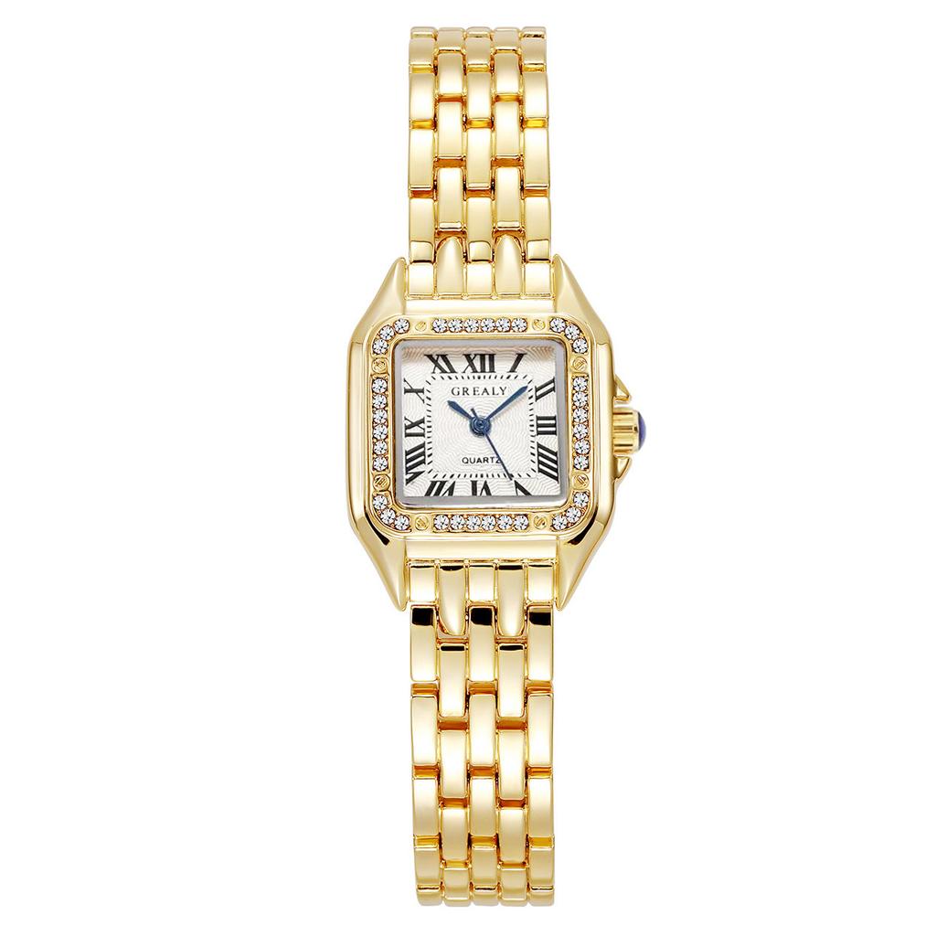 New Luxury Women Watch Fashion Square Wristwatch Casual Quartz Watch Simple Rhinestone Ladies Clock Relogio Feminino Woman Watch