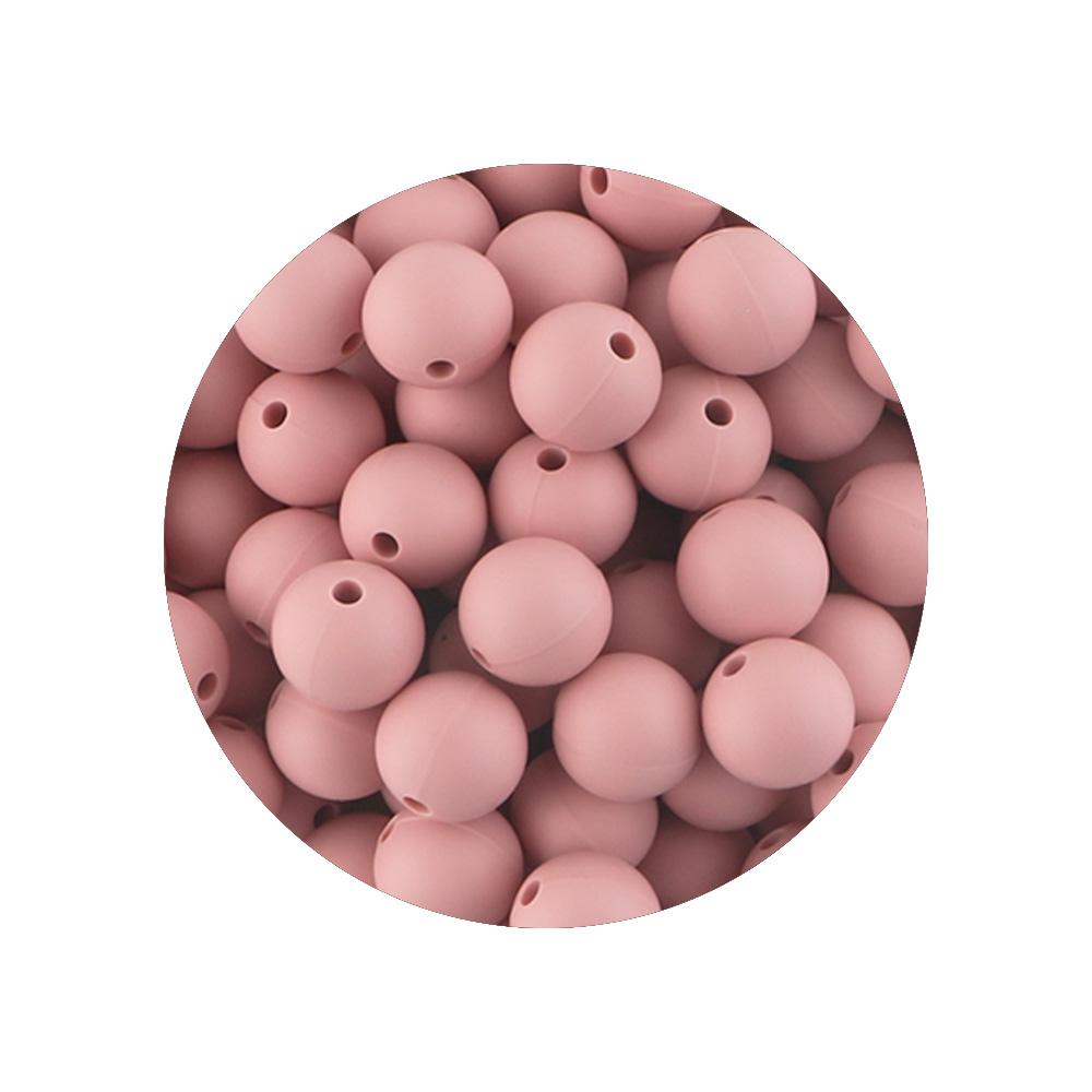 Kovict 9MM 40-80Pcs Round Silicone Bead 9MM Food Grade For Jewelry Making DIY Bracelet Pacifier Chain Accessories