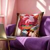 Game Amy Cartoon Rose Square DoubleSided printed Pillow Case Bedroom Bedside Pillow Sofa Cushion Cover