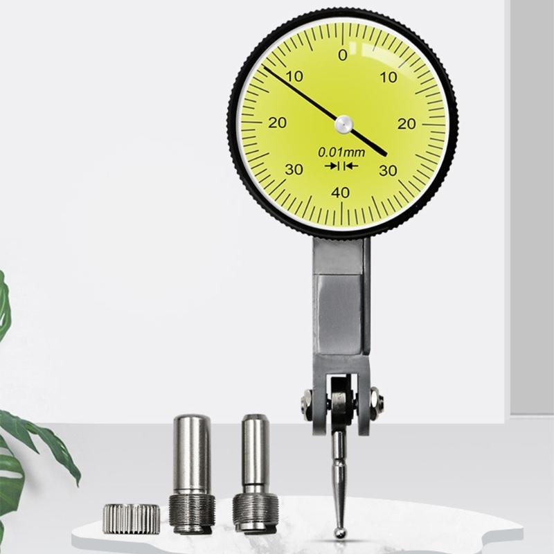 Precisions Metric Dovetail Rail Dials Test Indicators Accurate Measuring Instrument 0-0.8mm 0.01mm Level Gauge Scale