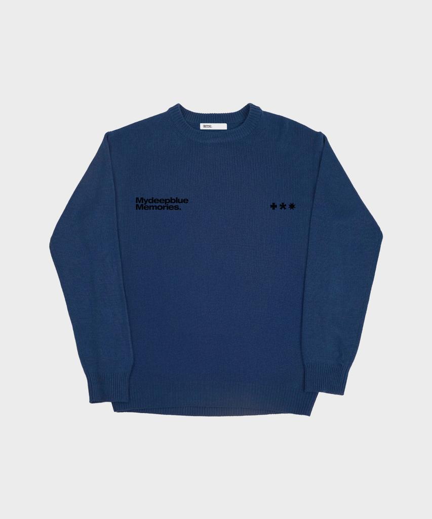 Maidibbeullumemolijeu (Nt) Mm Symbol Logo Knit (Navy)