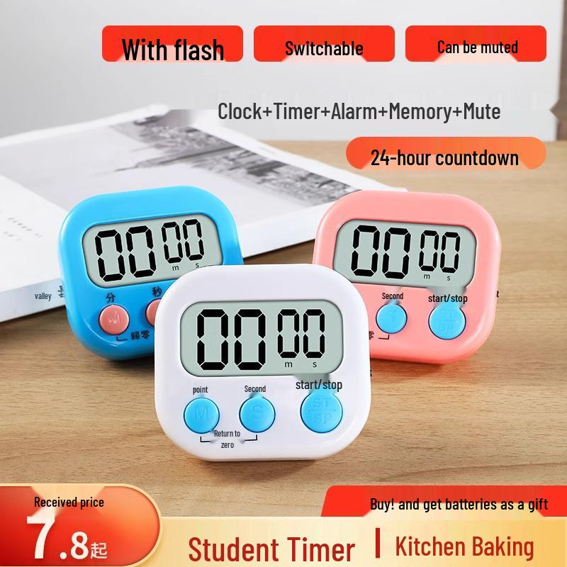 Children's Self-Discipline Learning Timer & Kitchen Countdown Stopwatch