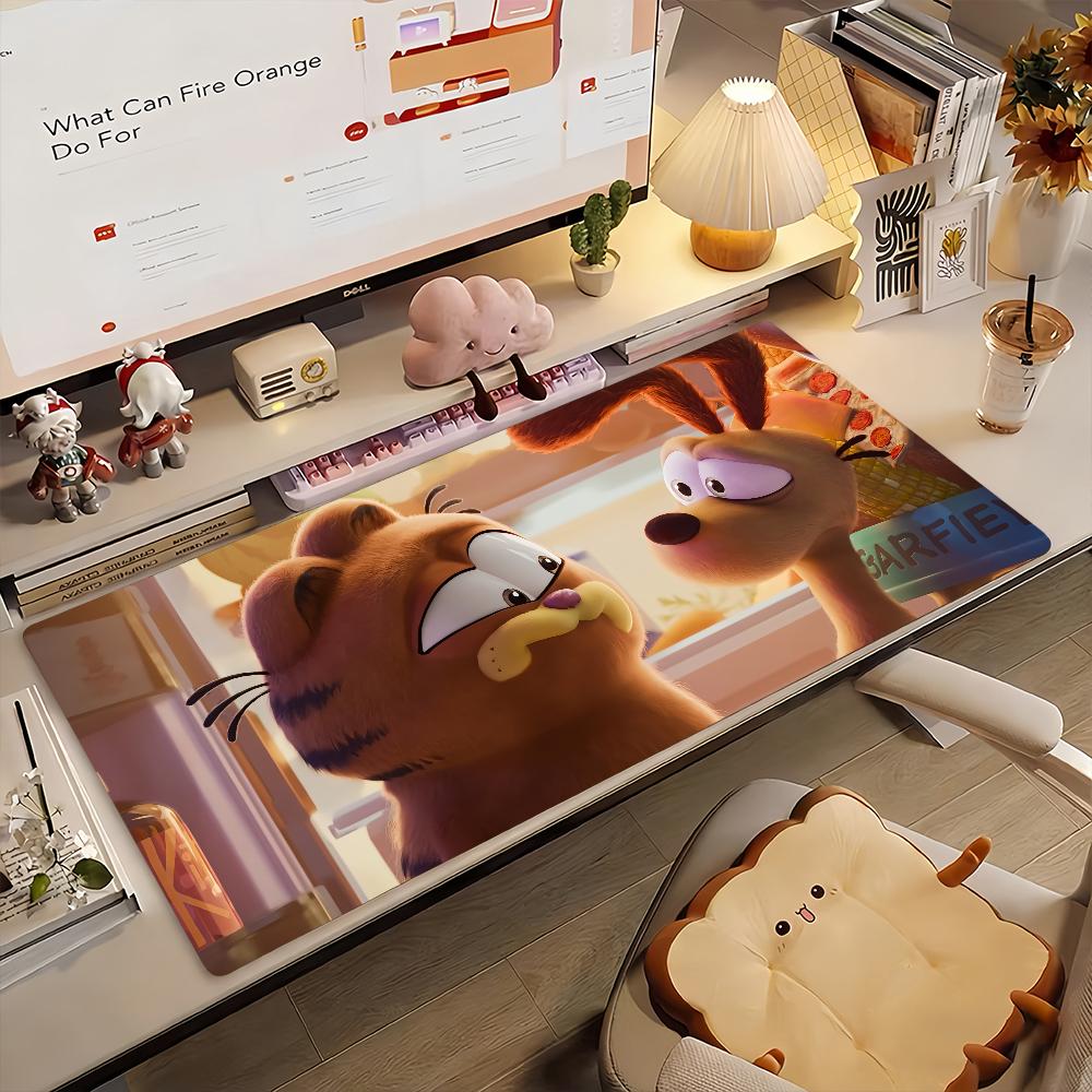 Cartoon G-Garfield-C Mouse Pad Computer Laptop Rubber Non-slip Mouse Mat Mousepad Gamers Decoracion Desk Mat