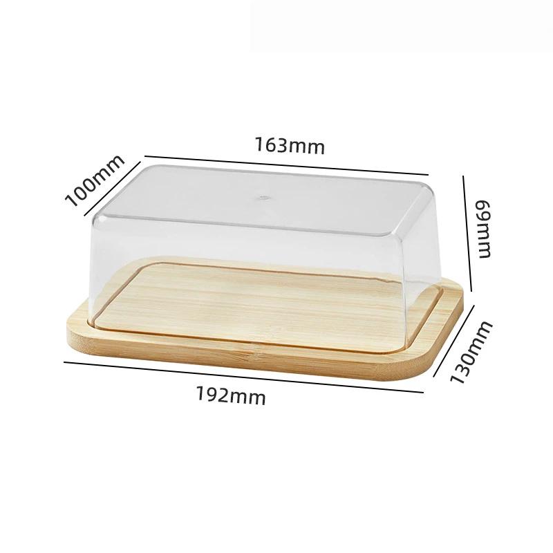 Butter Dish with Lid, Transparent Butter Storage Container, Convenient Kitchen Butter Holder