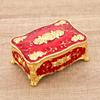 European Style China Zinc Alloy Jewelry Box for Ring Necklace Earrings Storage Wedding Dressing Table