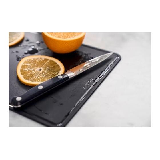 ZWILLING "TPU Cutting Board M Size" Cutting Board Black Scratch Resistant Dishwasher Safe Antibacterial [Authorized Japanese Product] Z1033-049