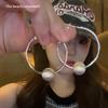 S925 Silver Needle Pearl Flower Earrings for Women - Luxury, Fashionable Korean Style