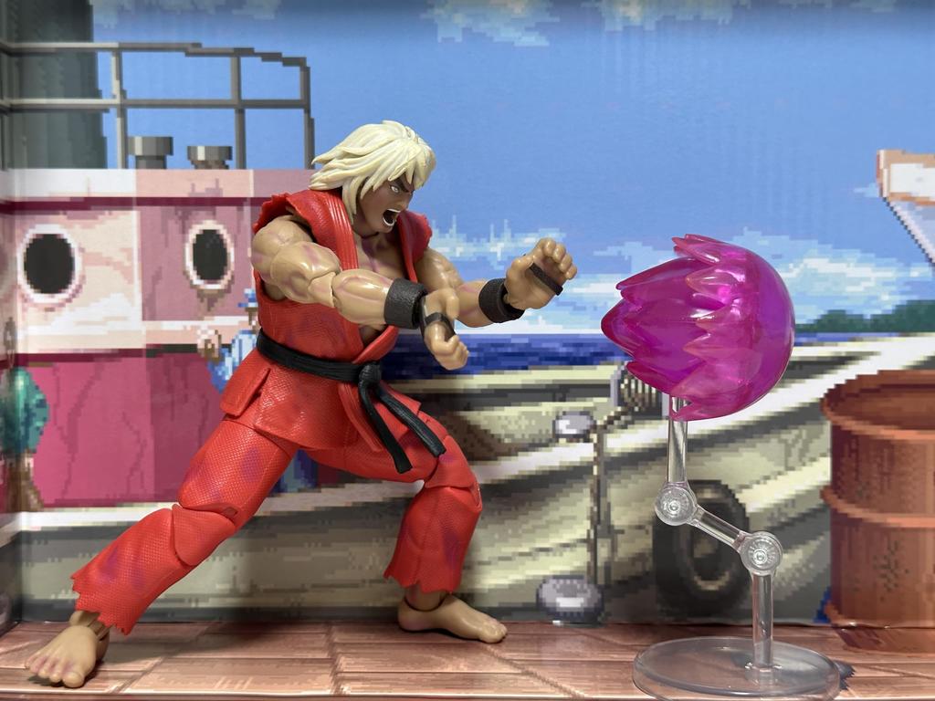 Jada Toys JD35552 Street Fighter II: Violent Ken 1/12 Scale Action Figure [Parallel Import]