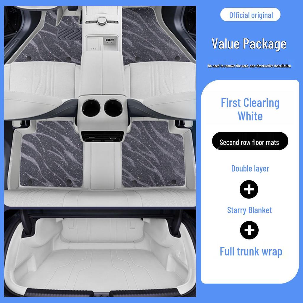 Eco-Friendly Leather Floor Mats for Geely Galaxy E8 – Full Coverage Interior Protection