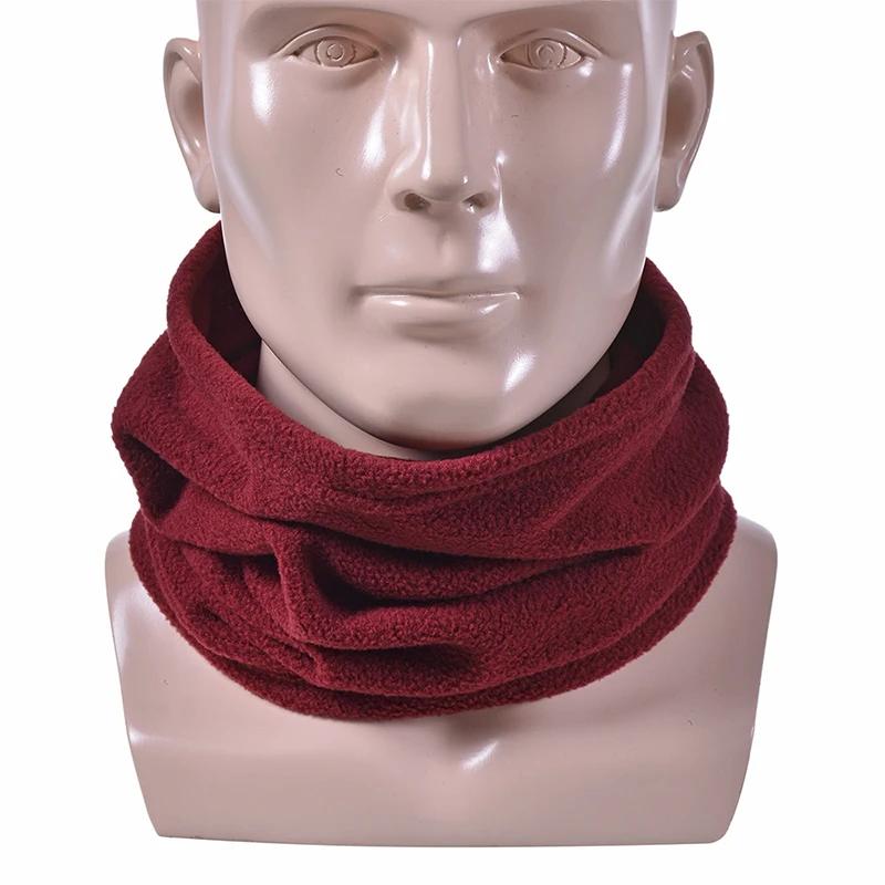 Polar Fleece Neck Tube Scarf Winter Ear Warmer Cycling Fishing Skating Running Sport Scarf Adjustable Neck Collar Neckerchief