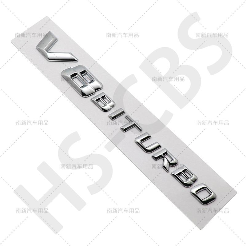 3D ABS V8 BITURBO Emblem Logo Door Side Fender Badge For Mercedes Benz 2014-2016 C63 G63 W222 W223 W213 W212 W205 W204 W205 E63 BB1