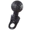 1pc Angled Bolt Head Ram Mount Support Base with 1 Inch 25mm Ball Adapter for Motocycle Rearview Mirror Bracket