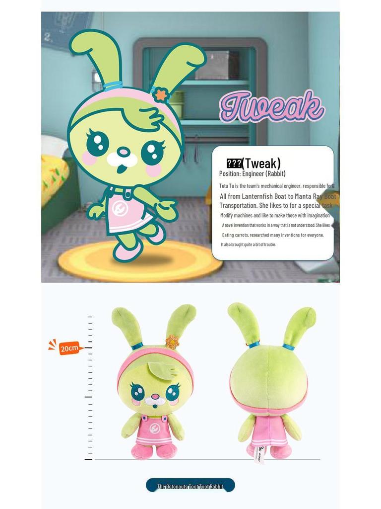 Octonauts Plush Toy Set: Captain Barnacles, Kwazii, Peso, Dr. Shellington, Professor Inkling