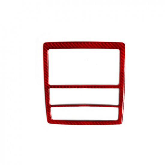 Red Carbon Fiber Interior Overhead Light Cover Trim For Toyota Camry 2007-11