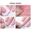 24pcs Fashion Glossy Full Cover Coffin Pattern Acrylic Fake Nails Tips