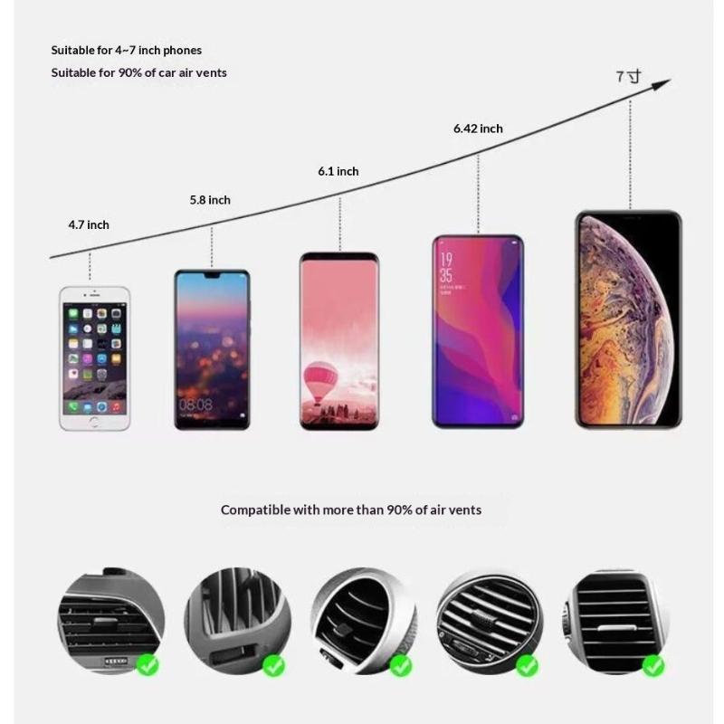 Cute Car Mobile Phone Bracket Creative Car Air Outlet Clip Mount Phone Fixed Support Bracket Holder