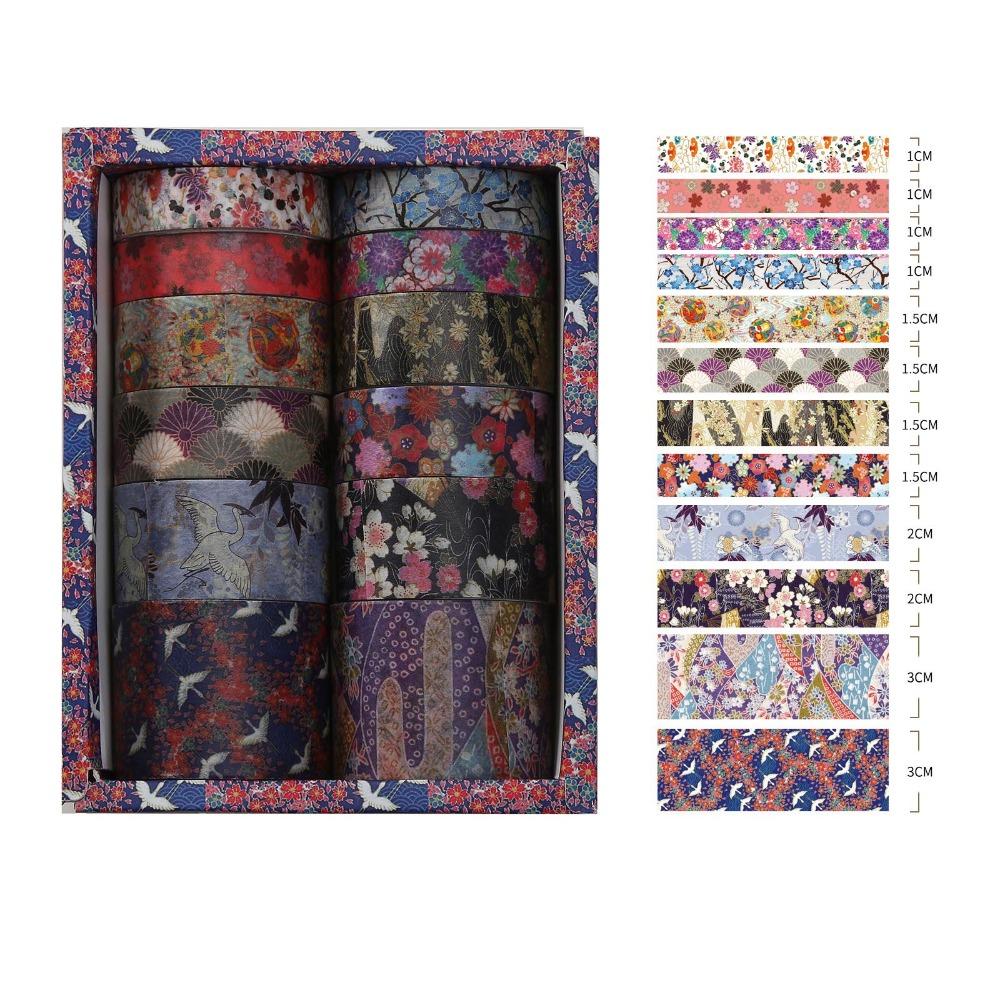 12Rolls DIY Decorative Tape Rolls Scrapbooking Wrapping Washi Tape Washi Tape Set  DIY Projects