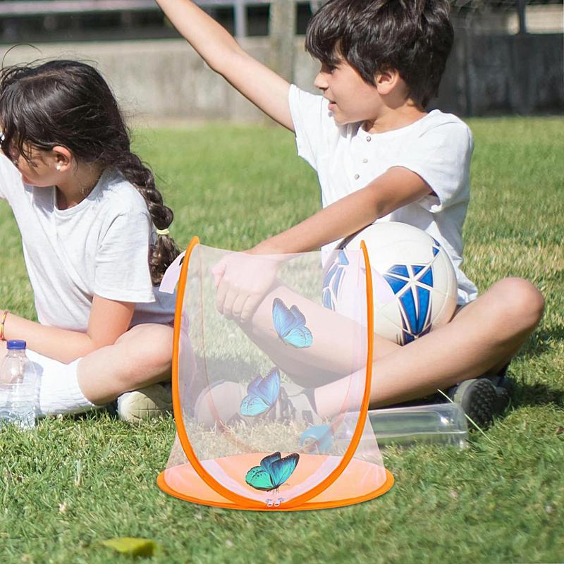 Butterfly Enclosure Small Butterfly Enclosure Net Habitat Foldable Growing Breeding House With Zipper Small Catching Animal
