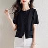 Women's Chic Linen Short-Sleeve Summer Shirt