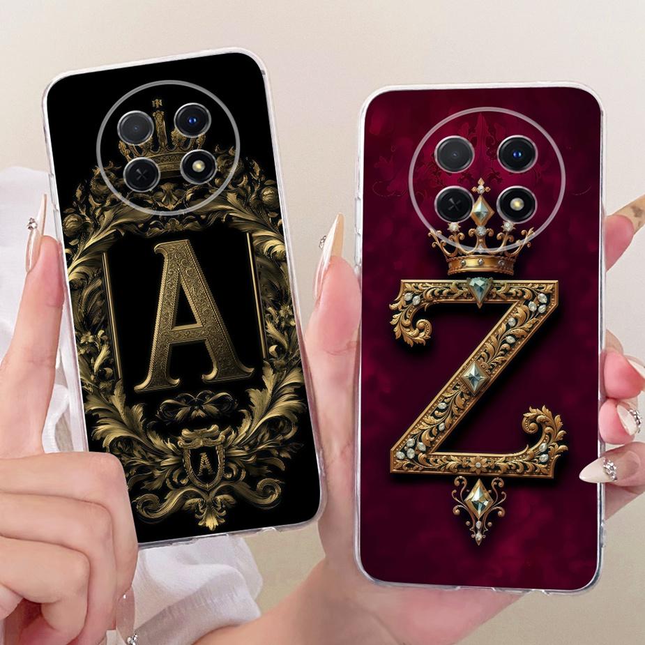 For Huawei Nova Y91 Case STG-LX1 STG-LX2 Cute Crown Letters Cover Soft Slim Phone Case For Huawei Nova Y91 NovaY91 Fundas Bumper