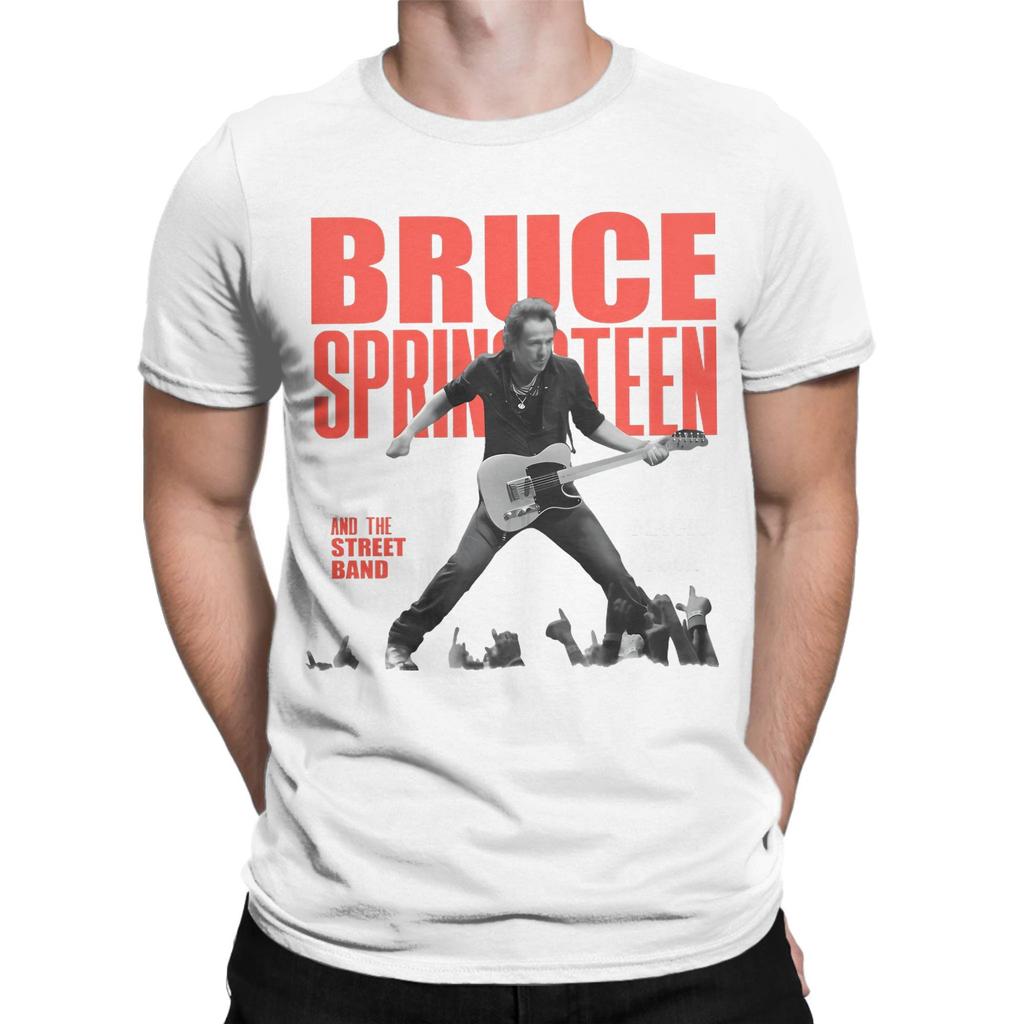 Pánské Dámské Grafický Potisk Bruce Springsteen Světové Turné Tričko Tričko Čistá Bavlna Rock and Roll Trička Oblečení