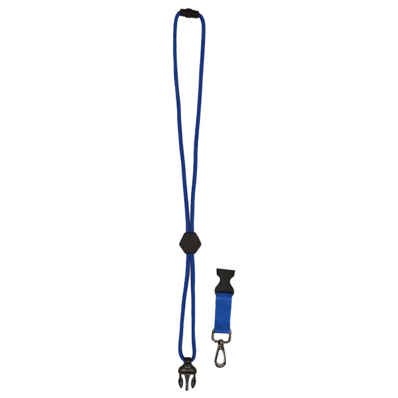 Heavy-Duty Hexagonal Adjustable Metal Hook Round Rope Strap Safety Buckle Removable Buckle Hanging Neck Employee Business Card Holder