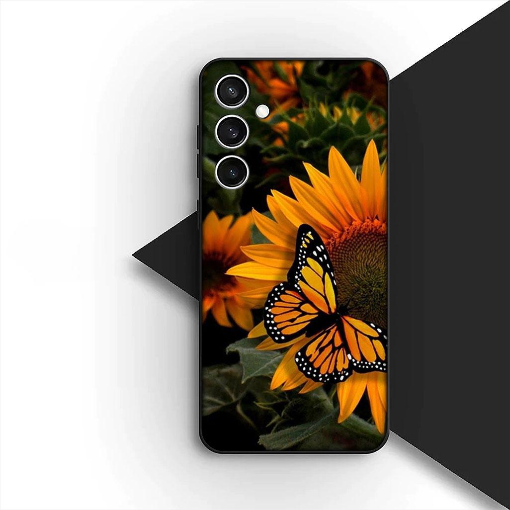

Protective Cover for OPPO A80 A18 A16 A40 A17 A15 A38 A78 A79 A54 A57 A12 A60 4G 5G Casing Phone Case Yellow Sunflower Flower OPPO A16S