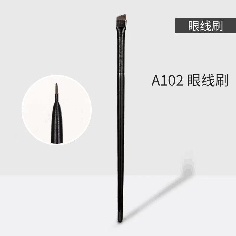 5-Piece Makeup Brush Set Sickle Eyeliner Angled Blade Eyebrow Brush Detail Brushes