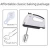 Compact Electric Egg Beater for Whisking, Cream Stirring, and Dough Mixing