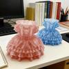 Princess Dress Style Lolita Cute Desktop Storage Box Pen Holder Cosmetic Decoration Ornament, Home Decoration