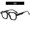 Double beam irregular sunglasses personalized punk fashion sunglasses ins European and American catwalk sunglasses men