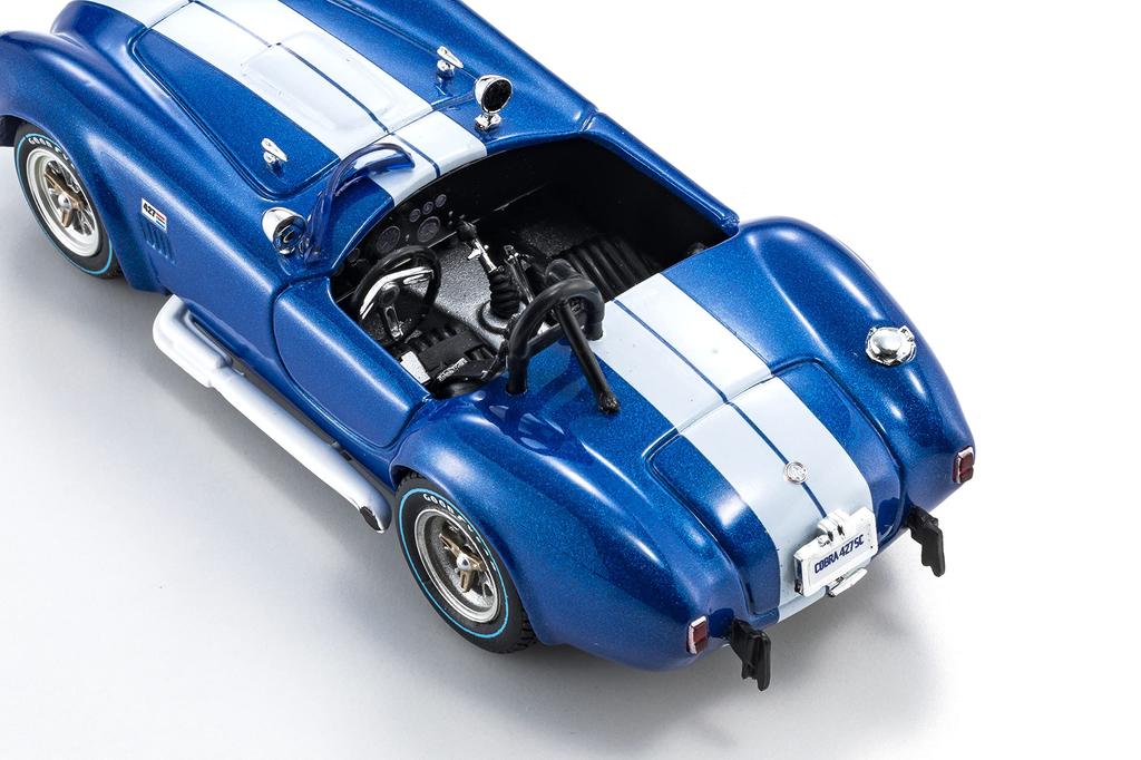 Kyosho Original Shelby Cobra 427 Racingscheibe Blau Fertigprodukt KS03019MBL 1/43 S/C