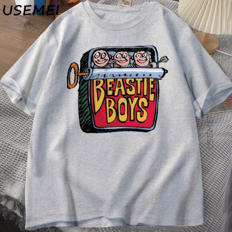 Funny Boys Sardine Can T-shirt Men Women Vintage 90's T Shirt Tee Summer Round Neck Short Sleeved Tshirt Mens Clothing Tops