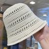 Summer Bucket Fisherman Hat Women Hollow Out Sun Cap Outdoor Casual Versatile Panama Hats Crochet Foldable Beach Caps