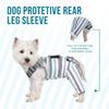 Dog Recovery Suit for Rear Leg, Adjustable Surgery Suit to Stop Licking Wounds for Large Medium Male Female Dogs, Pet Onesie for Neuter Spay